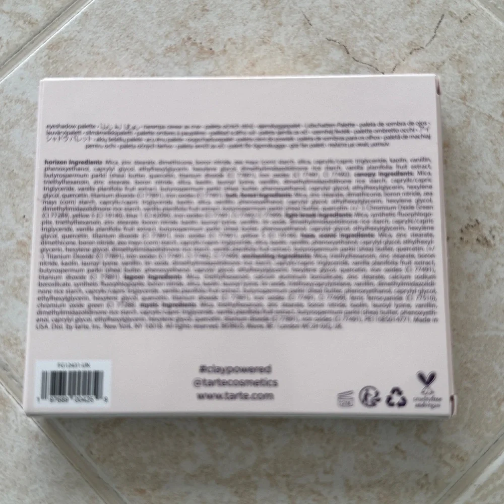 NIB Tarte Glamazon Amazonian Clay Eyeshadow Pallete